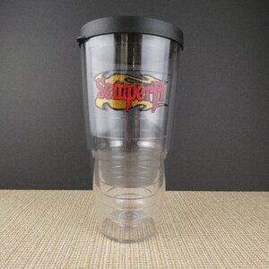 Tervis United States Marine Corps (USMC) Semper Fi Travel Cup Black Lid 24 oz